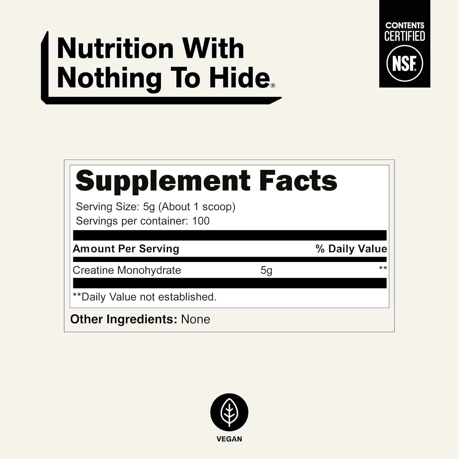 Naked Nutrition - Unflavored - 500g | Supplement Atlas